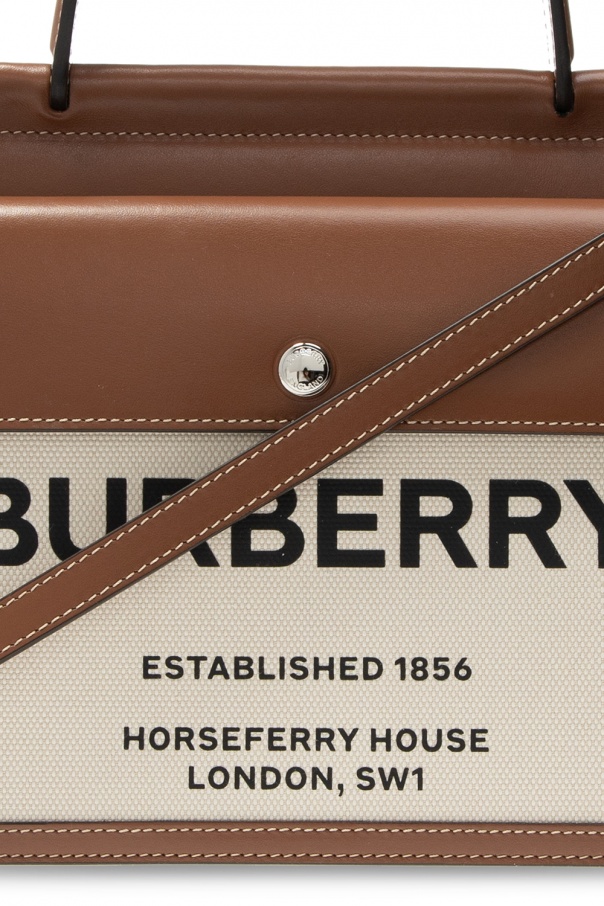 Shoulder bag with logo Burberry Vitkac Australia